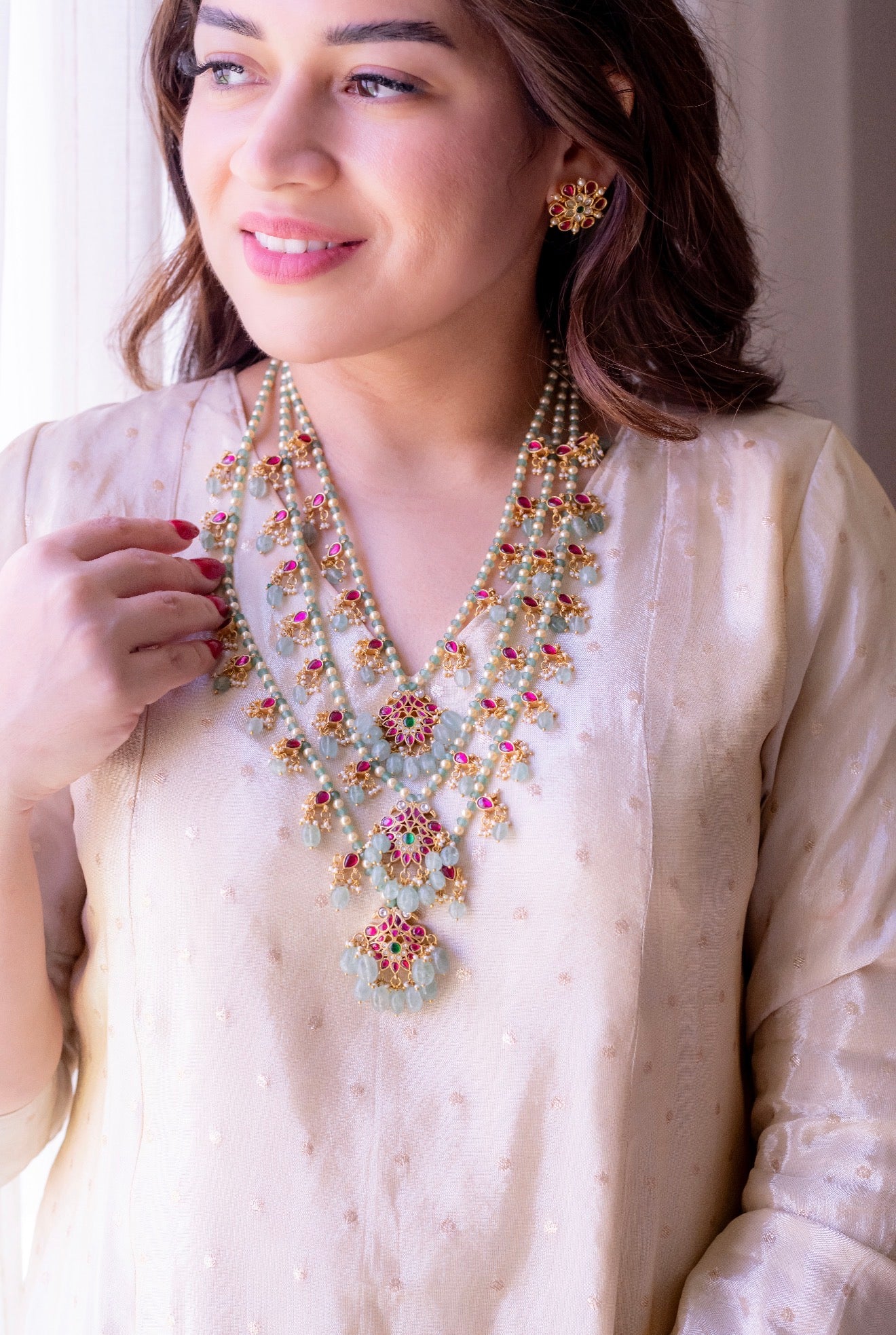 Afsana 3 layered necklace set
