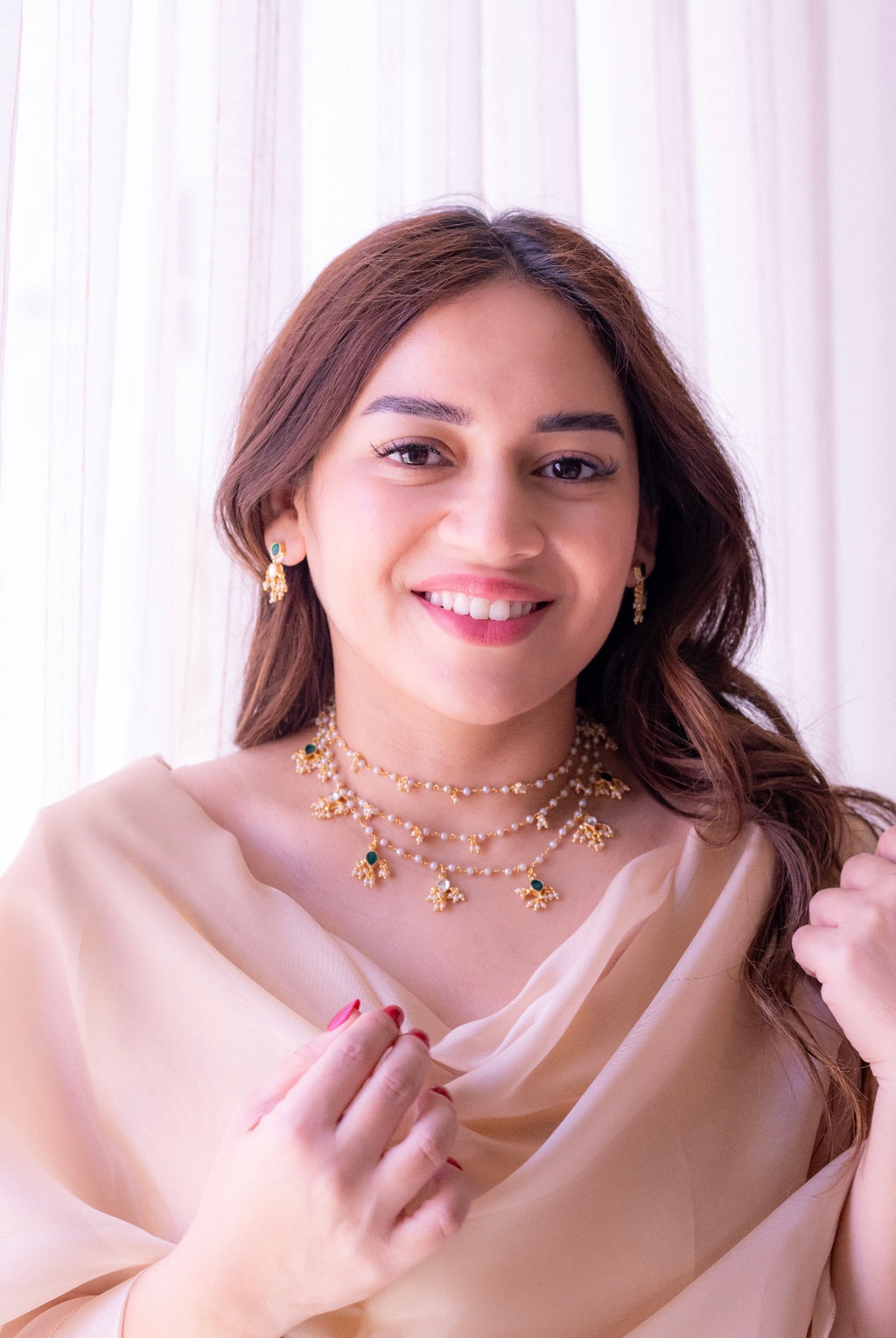 Qasr layered necklace set