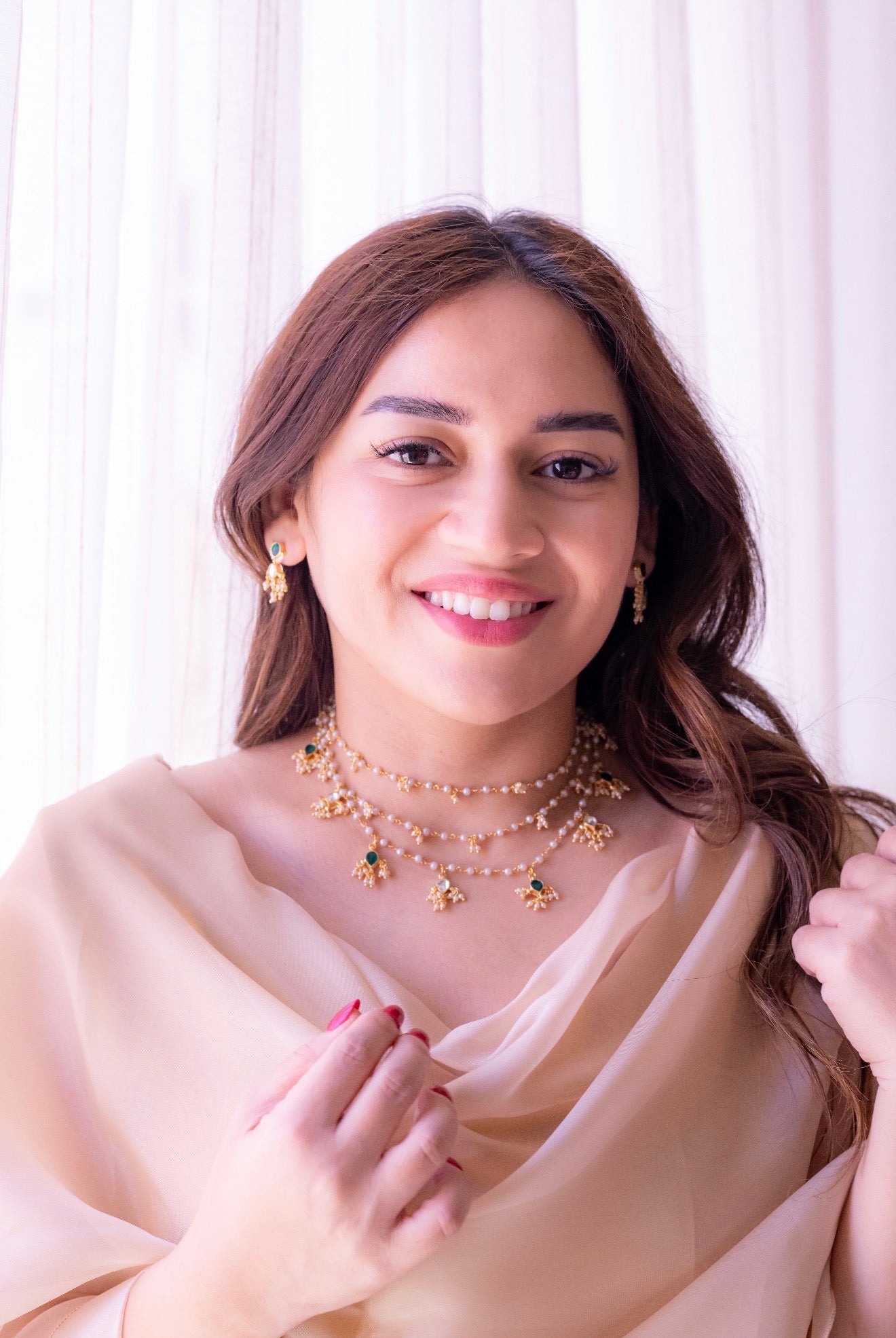 Qasr layered necklace set