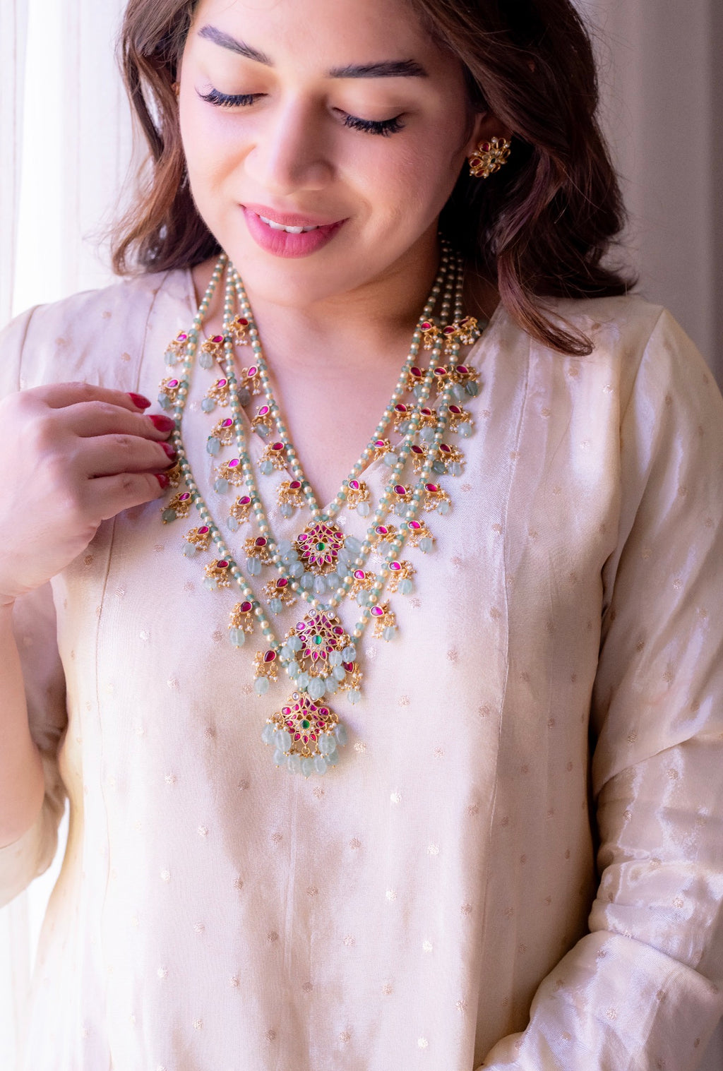 Afsana 3 layered necklace set